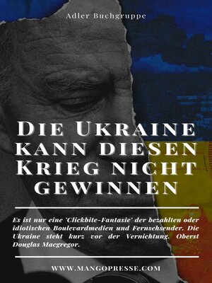 cover image of DIE UKRAINE KANN DIESEN KRIEG NICHT GEWINNEN.